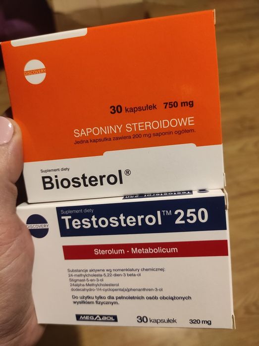 Biosterol & testosterol zestaw