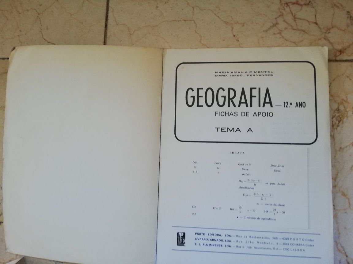 Geografia - fichas de apoio 12