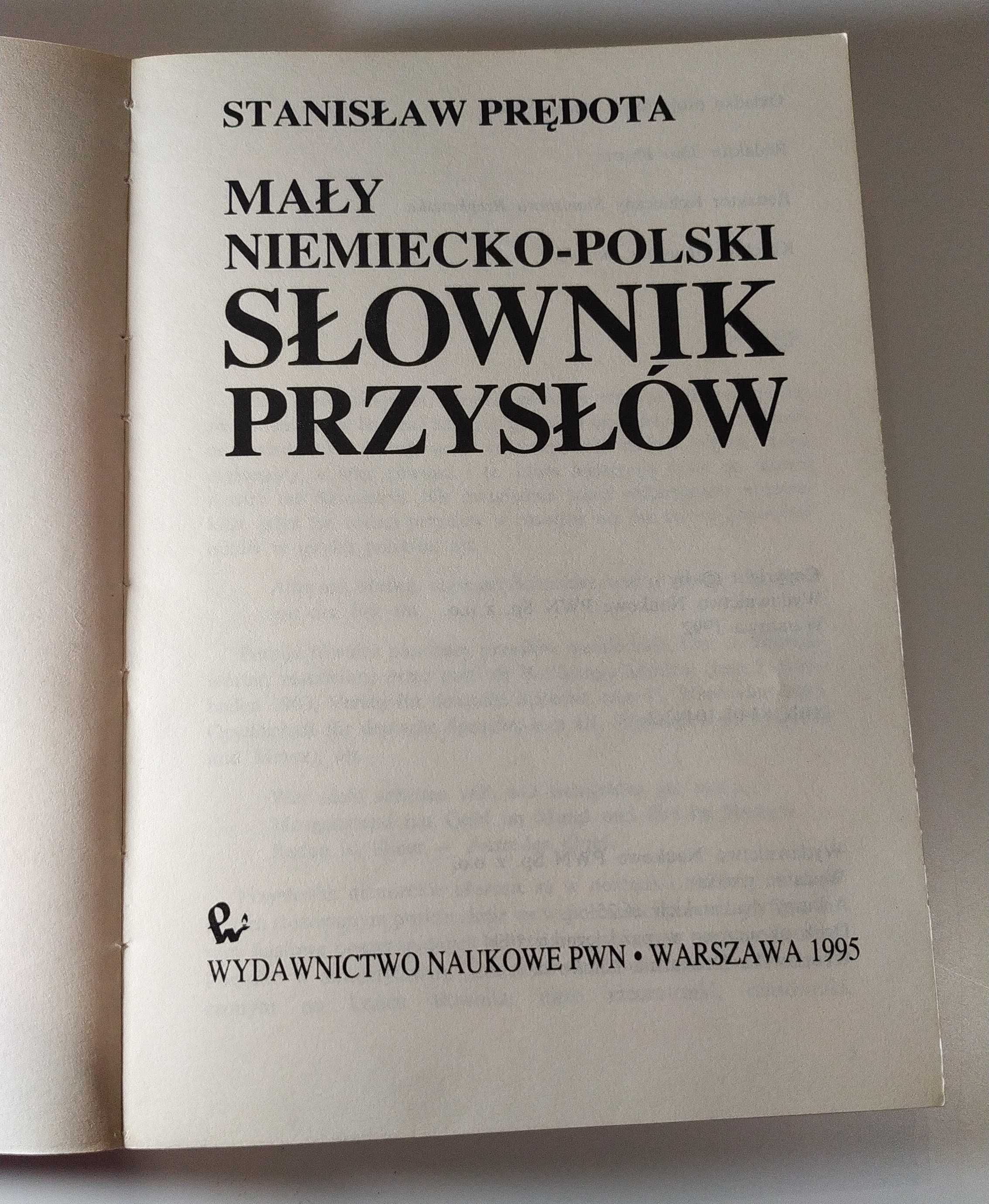 Mały niemiecko-polski słownik przysłów S. Prędota