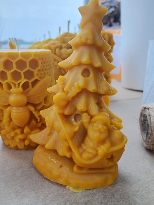 Świece z wosku pszczelego