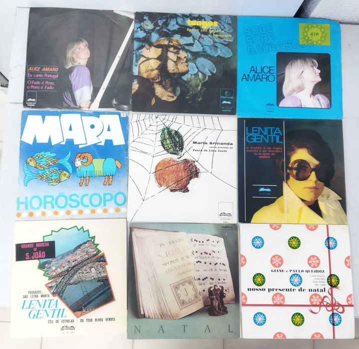 Vinil. Lote 50 Singles Música Portuguesa