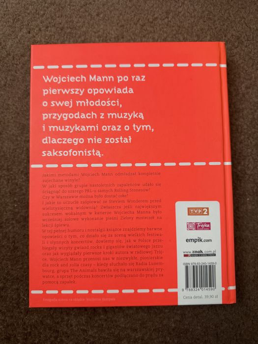 Wojciech Mann Rock Mann czyli jak nie zostałem saksofonistą