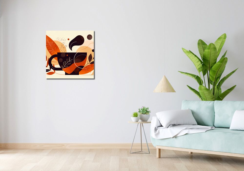 Obraz 60x60cm Wachlarz Ciepła