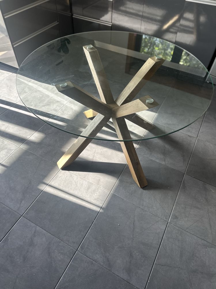 Mesa cozinha vidro