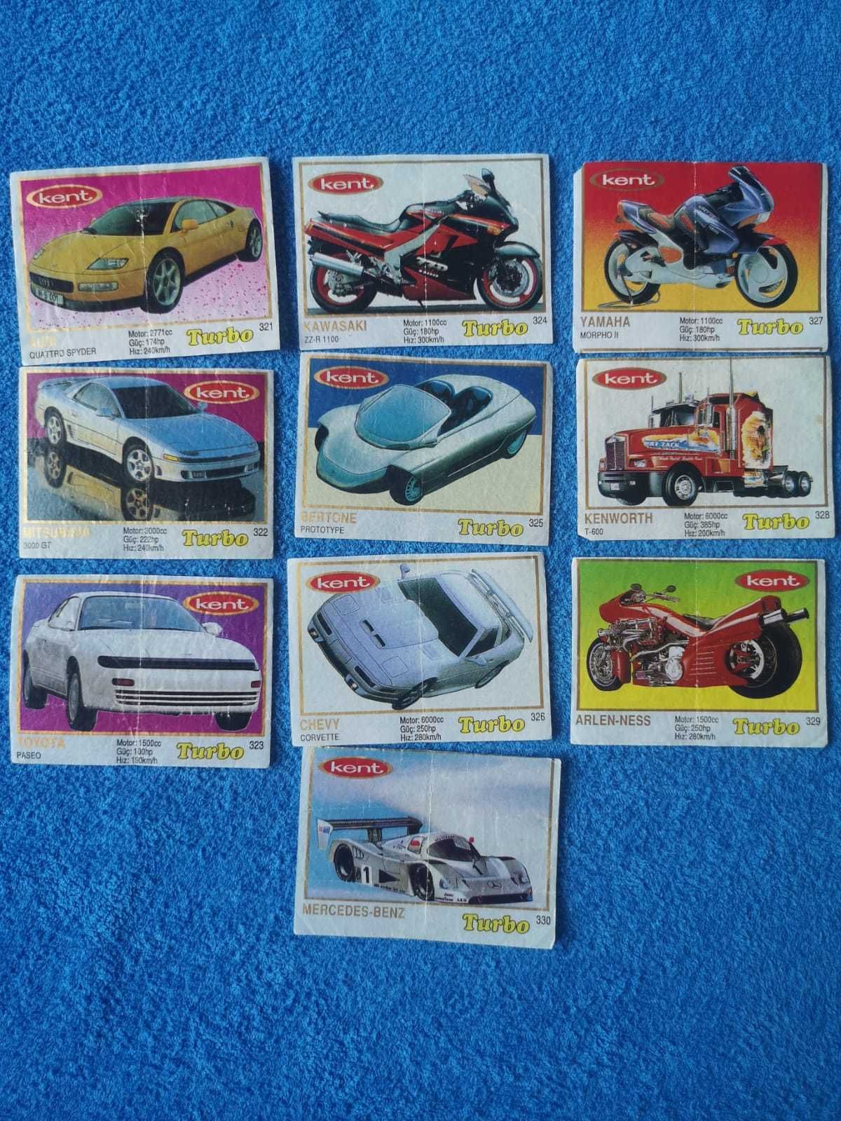 Obrazki Turbo - cała seria Turbo  (261-330 grube złoto)  oryginał