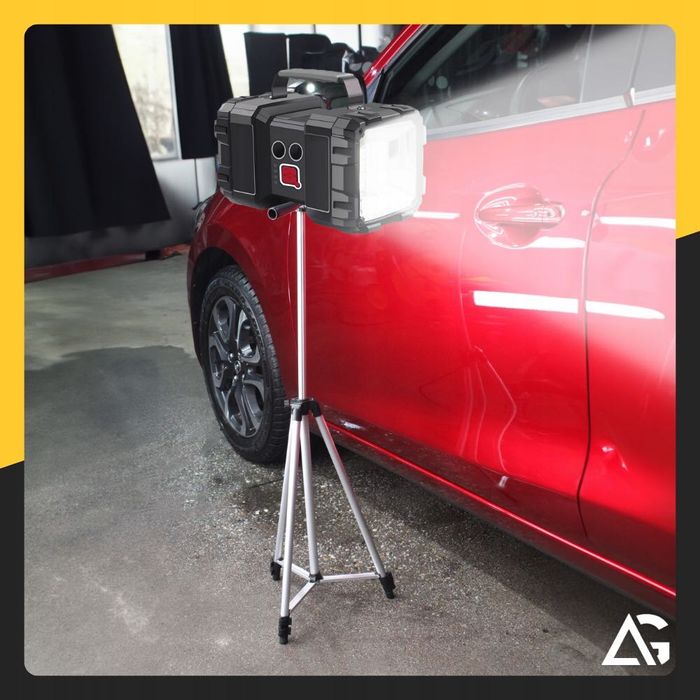 LATARKA LED Akumulatorowa Mocna Szperacz 7 TRYBÓW Powerbank CREE