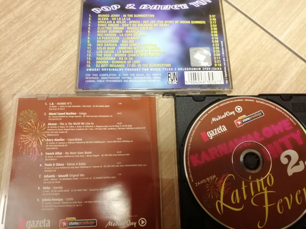 6 płyt CD z muzyką 40 zł