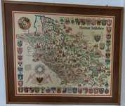 Stara mapa  Śląsk Schlesien Oryginał