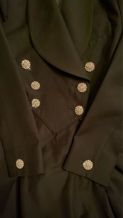 Черное поатье- пиджак