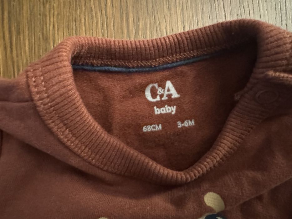 Świąteczny komplet dresowy C&A - rozmiar 68