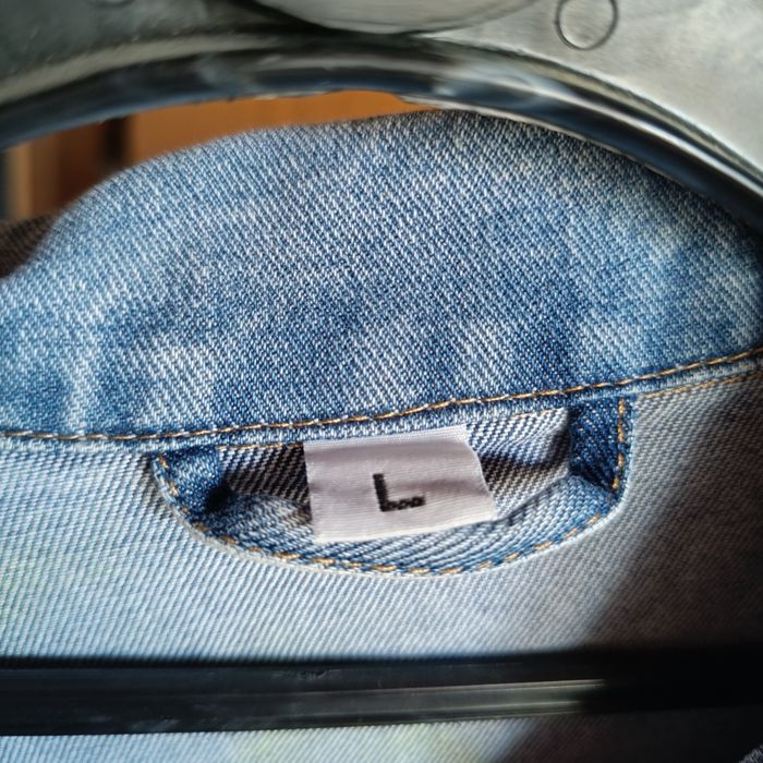 Casaco de ganga todo estampado