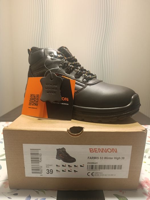 Sprzedam nowe buty BENNON FARMIS S3 Winter High – rozmiar 39