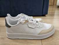 Buty obuwie sportowe Adidas pastelowe białe R41 (1/3) FY9670 Courtrook