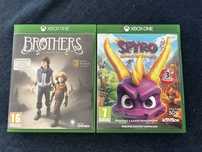 2 gry Xbox One Spyro i Brothers