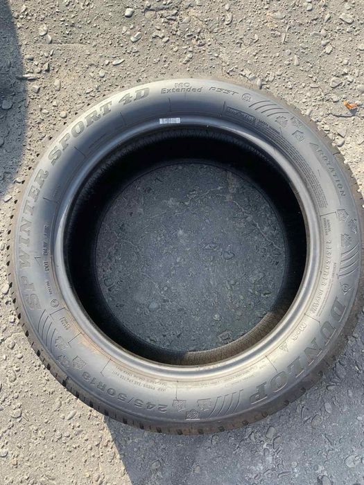 Шини нові 245/50 R18 пара Dunlop ранфлет 2023p зима