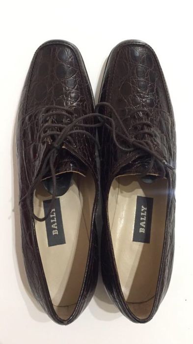 Bally-новые туфли из крокодила