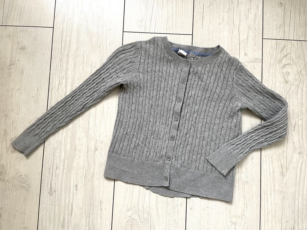 Sweter sweterek szary rozpinany Gap 116