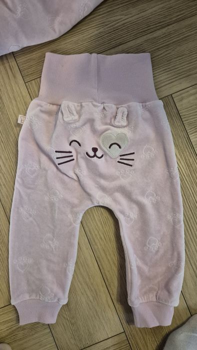 Piękny dres bluza spodnie dla dziewczynki welurowy Nowy Cool Club ro