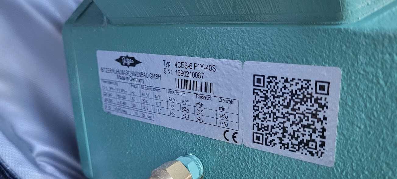 Agregat zestaw Sprężarek BITZER 4TES-8Y-40P 4CES-6.F1Y-40S + Skraplacz