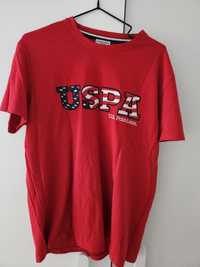 Koszulka  męska czerwona U.S. Polo Assn. L