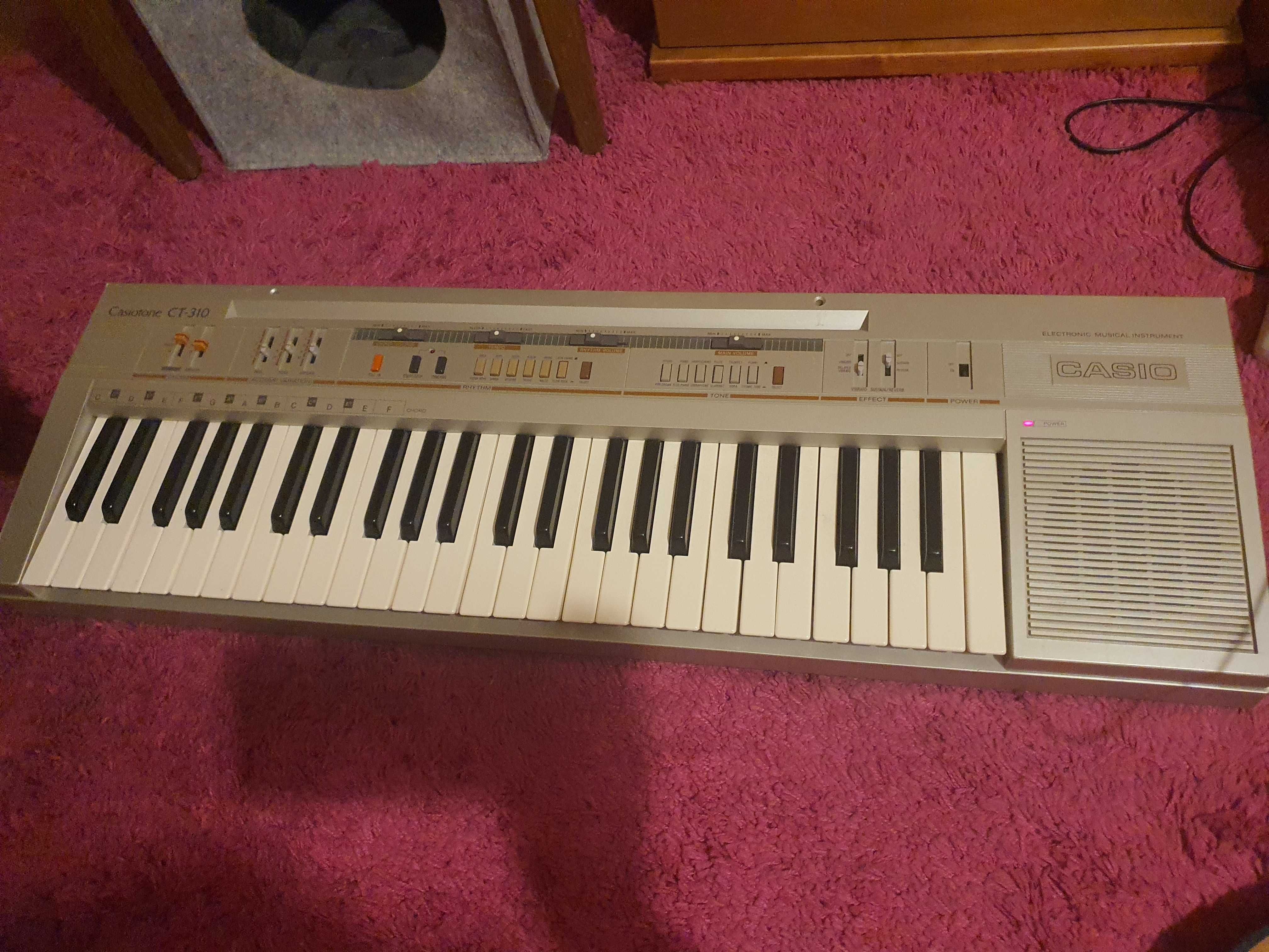 Teclado Casio CT-310 casiotone vintage a funcionar raro