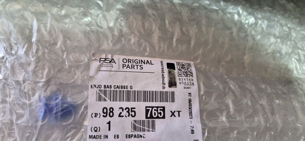 Listwa progowa lewa próg lewy citroen c4 cactus lift nowa oryginał