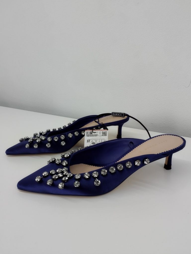 Buty klapki obcas ZARA rozm. 37 OKAZJA.
