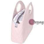 organizer OBAG MOON krata elegancka szaro-czarna 2 kieszenie OMAY
