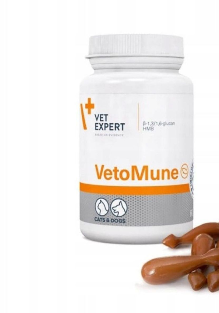 Vetekspert Wetomune 60 kapsułek twist off