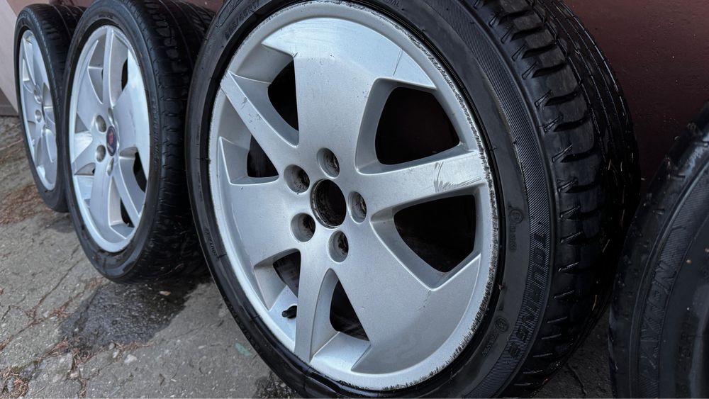 4x Felgi 17’ do Saab 900, 95, 93 Młot Thora z oponami Dayton