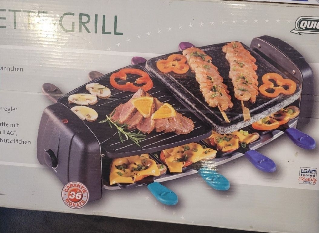 Raclette grill elektryczny stołowy 1300 W
