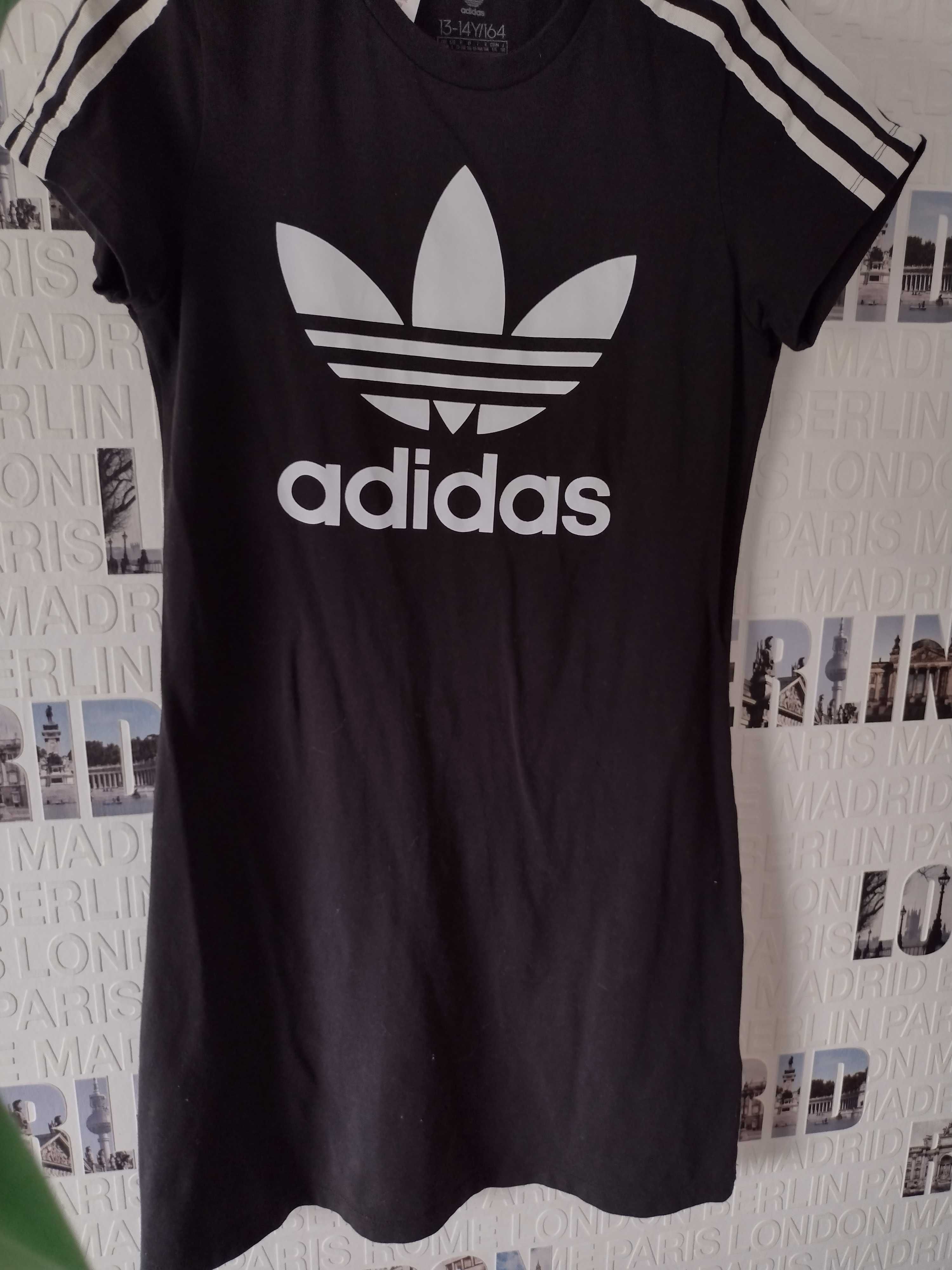 Sukienka czarna adidas