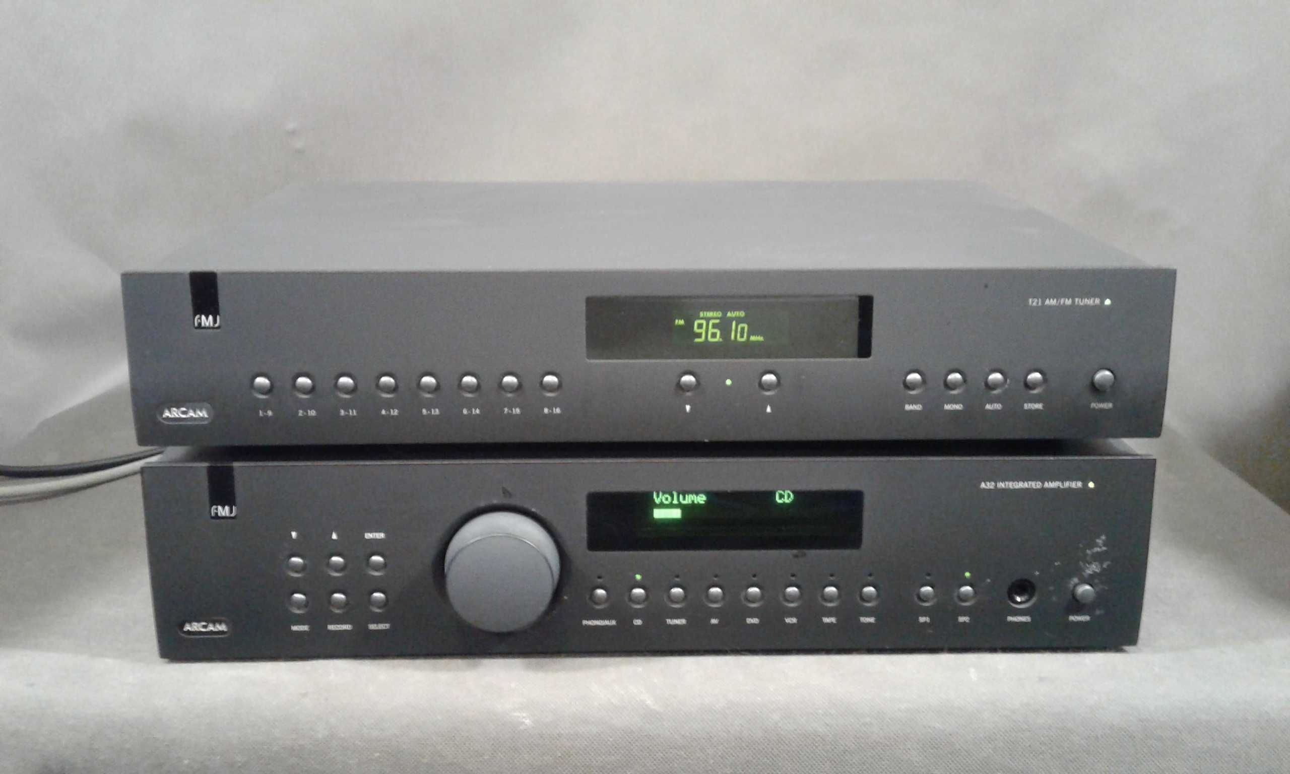 ARCAM A-32+ARCAM T-21,zestaw stereo