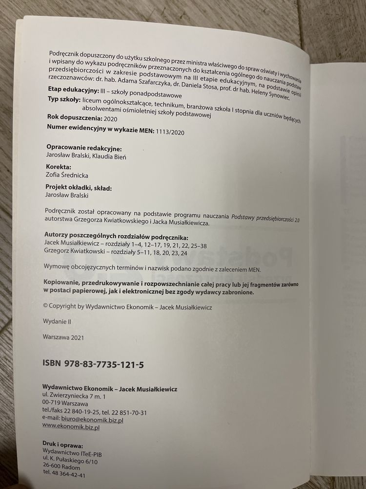 Podstawy przedsiębiorczości 2.0