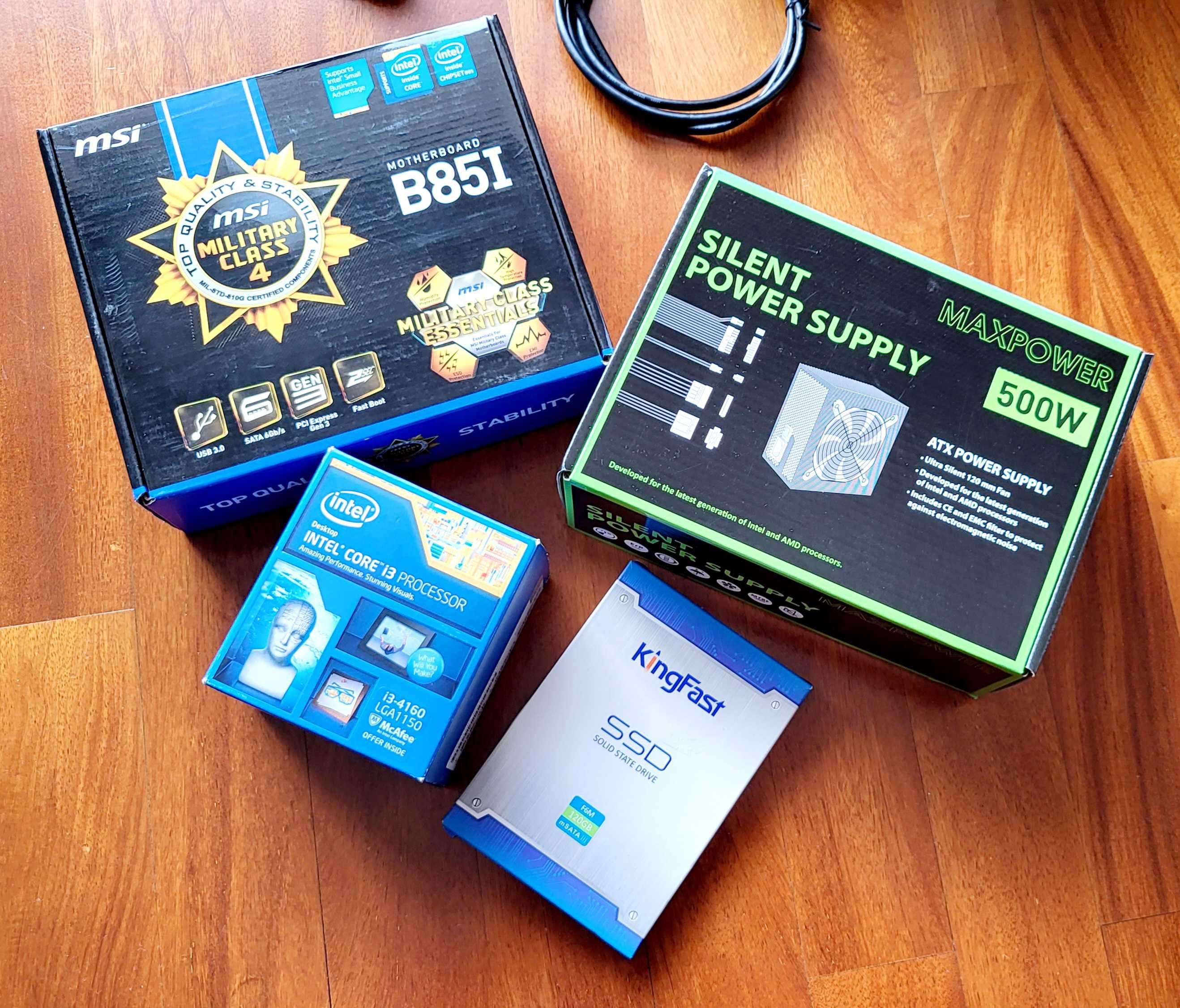 PC Mediacenter [Mini-ITX] HTPC Intel i3 SSD120GB 8GB Linux  KODI
