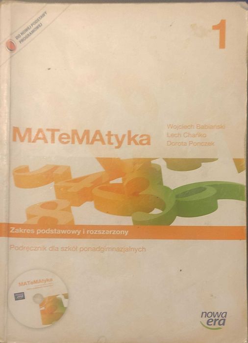 MateMAtyka 1 Zakres podst. i rozszerz. ponadgimnazjalnych Nowa Era