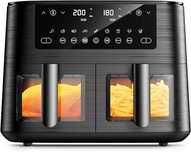 9 l Dual Zone Air Fryer z okienkiem widzenia, bezolejowa frytkownica