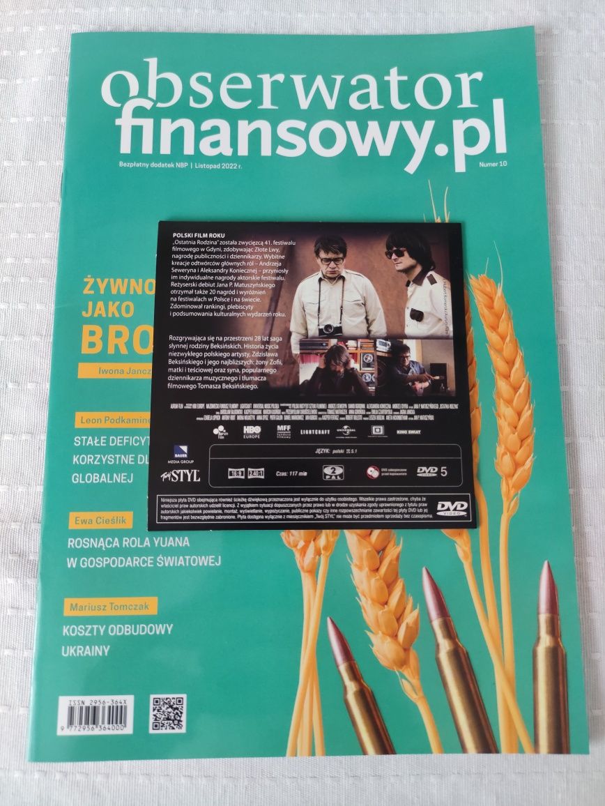 Film Ostatnia rodzina (DVD), polskie kino, Beksińscy, Złoty Lew