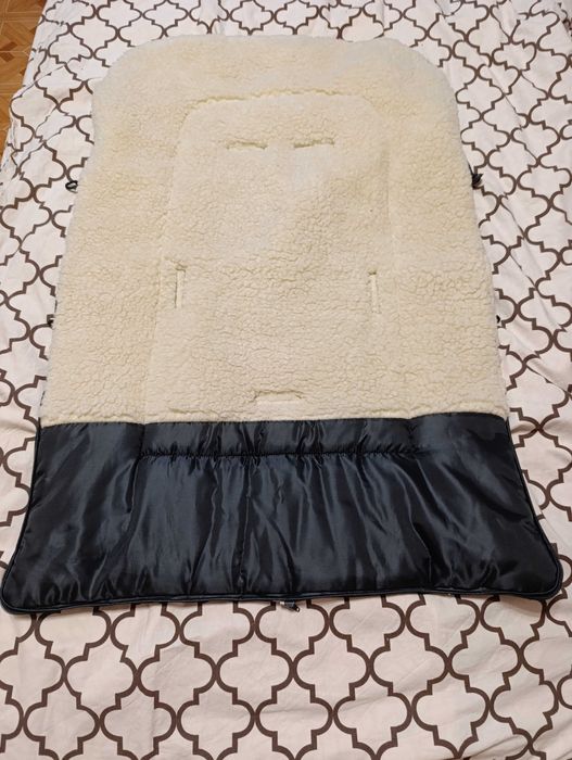 Конверт в коляску (санчата) на овчині