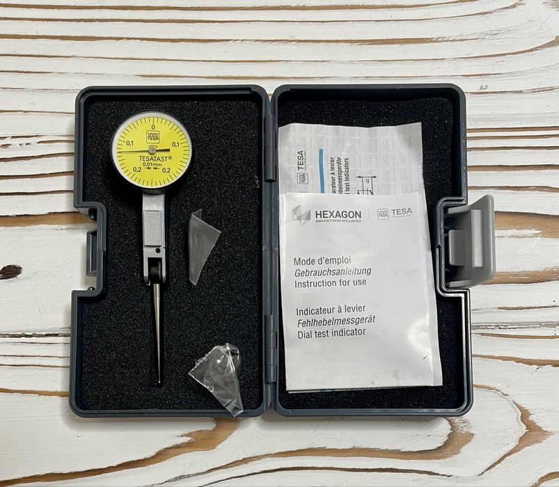 Индикатор рычажный 0.5мм 0,01мм с удл.ножкой Tesa, Швейцария