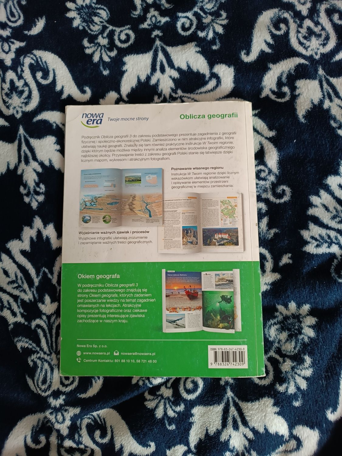 podręcznik "Oblicza geografii 3" zakres podstawowy Nowa Era