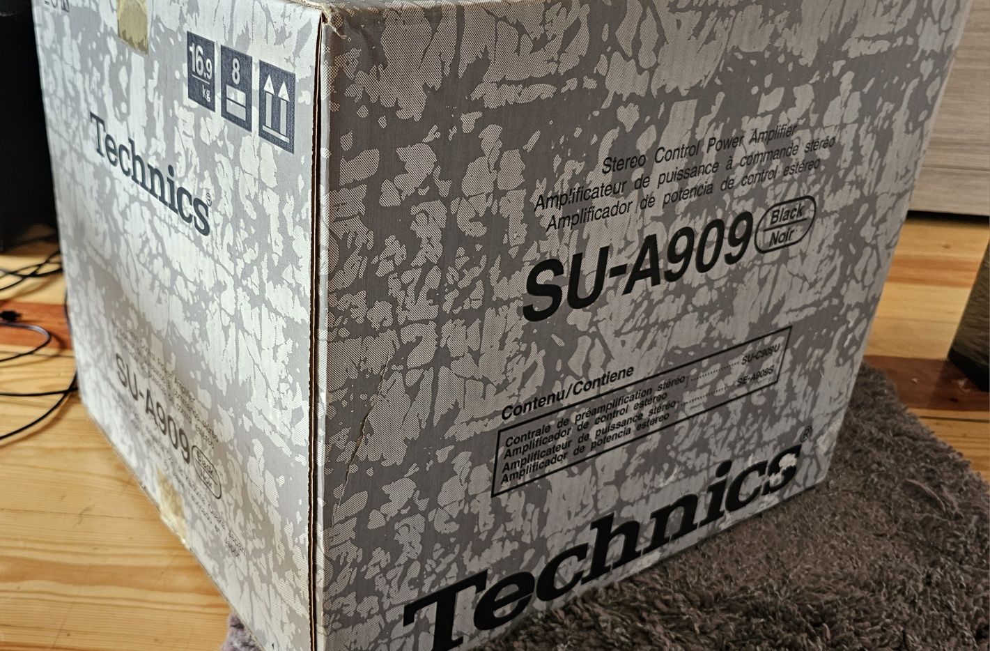 Technics SE-A909S,SU-C909U końc.mocy, preamp-STAN SKLEPOWY NIEOTWARTY