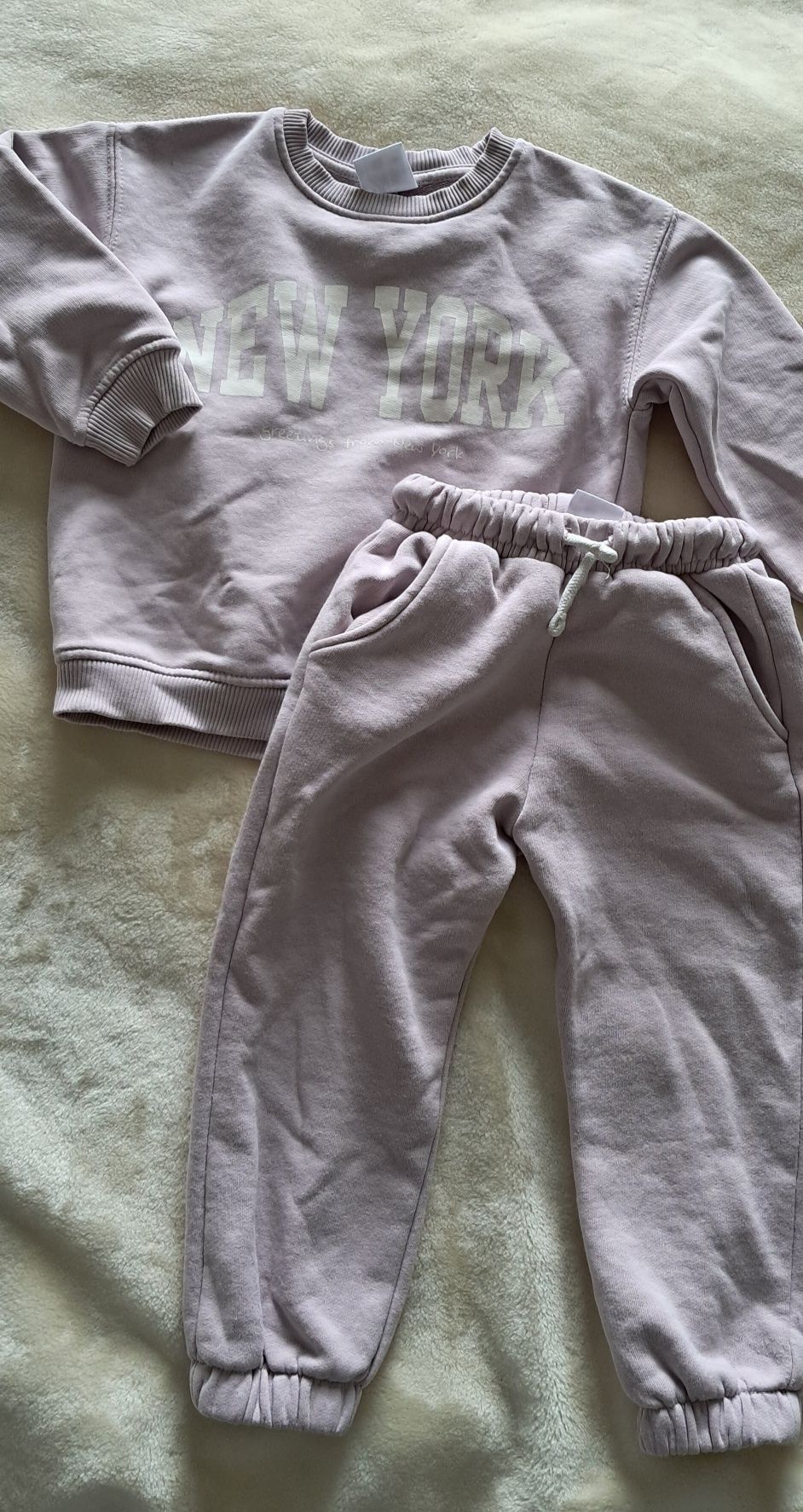 Dres komplet bluza spodnie Zara dziewczęcy 98