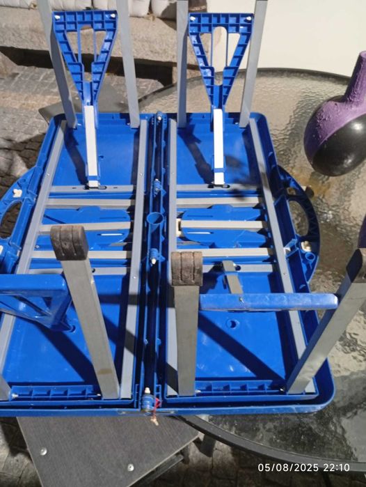 Mesa de Piquenique Dobrável 4 Lugares