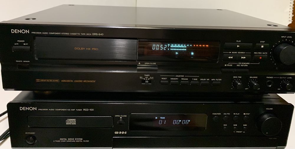 Комплект Denon RCD-100 & Denon DRS 640 Общий ПУЛЬТ оригинал