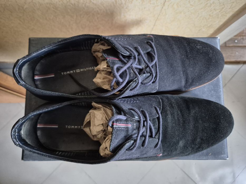 мужские туфли замшевые "Tommy Hilfiger" оригинал