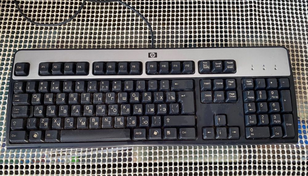 Чёрная клавиатура  Оригинал hp