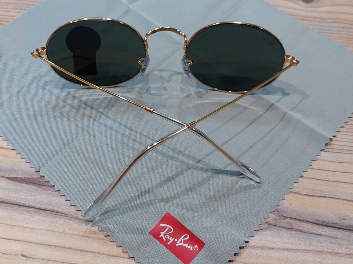 Овальні металеві сонцезахисні окуляри RB3547 від Ray Ban! Оригінал!