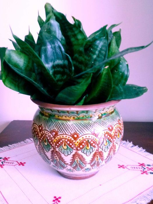 Косівський керамічний горщик роботи родини Троць