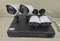 Качественная система видеонаблюдения 4 камеры 2Мп и видеорегистратор